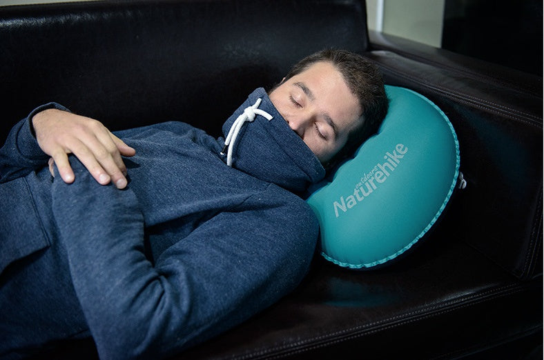 ELVic™ Portable Inflatable Travel Neck Pillow for Flights, Cars & Sleep