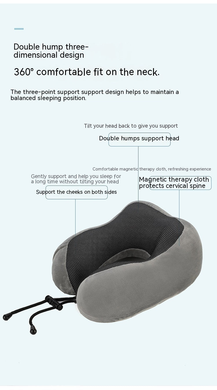 Memory Foam U-Shaped Neck Pillow for Travel,Office & Home Comfort