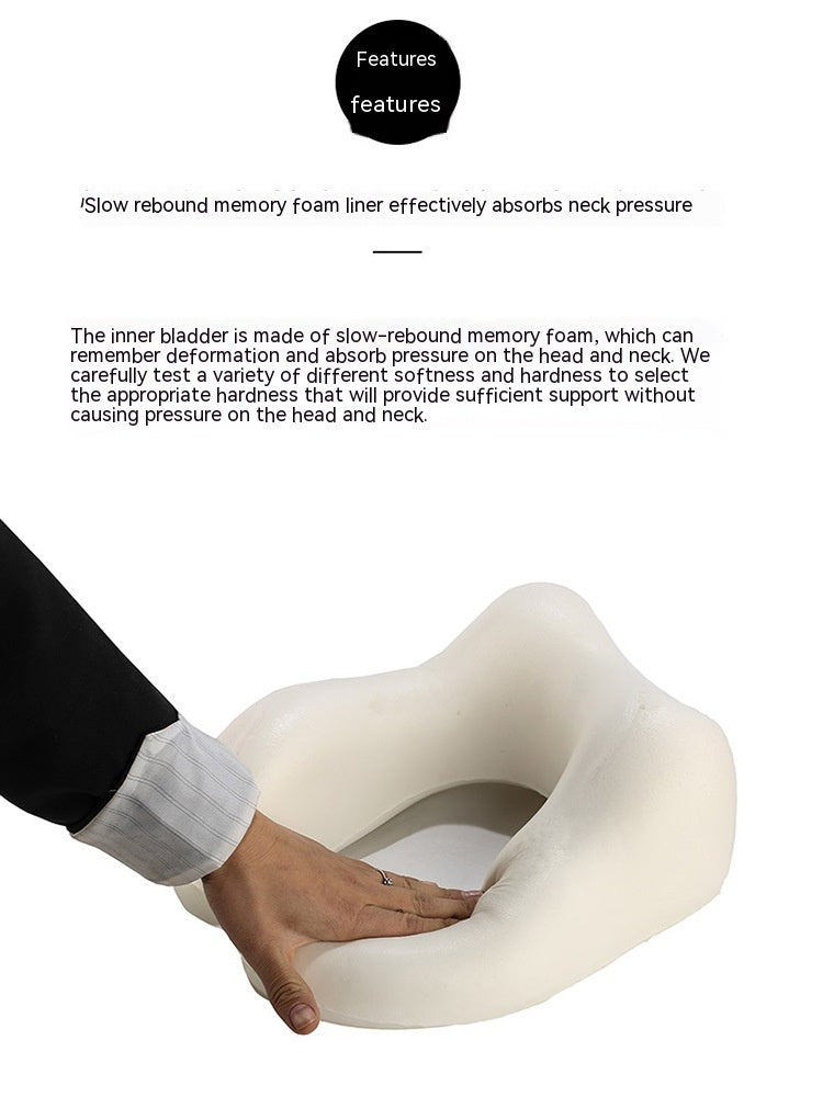 Memory Foam U-Shaped Neck Pillow for Travel,Office & Home Comfort