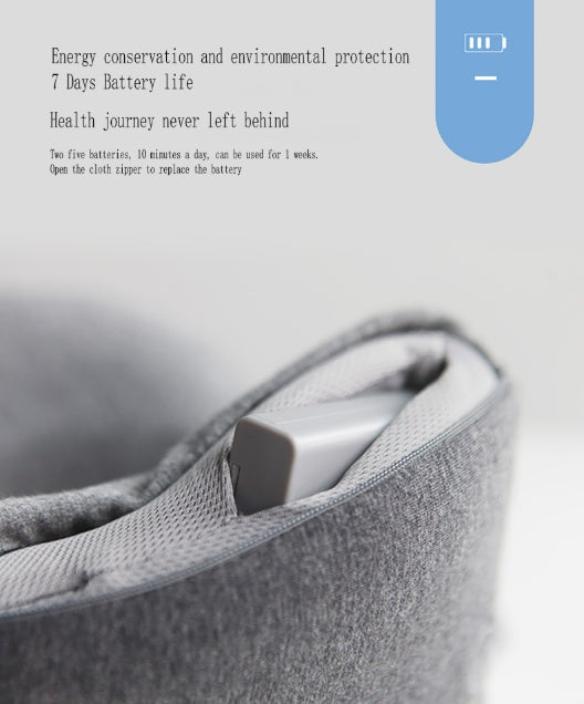 ELVic™ Neck Massage Pillow – Portable Neck Relief for Sleep, Office & Travel