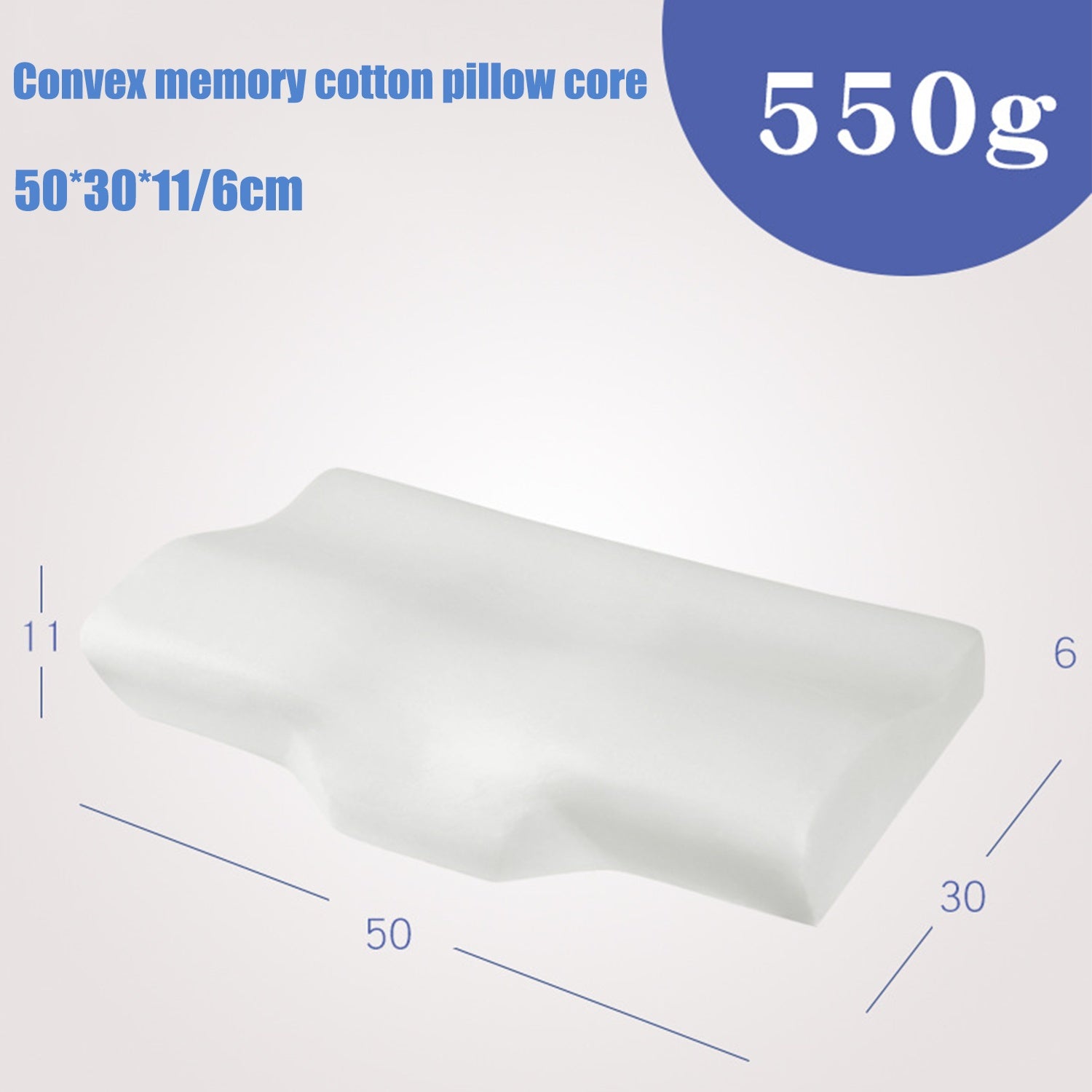ELVic™ Ergonomic Cervical Memory Foam Pillow – Comfort-Focused Sleep Support