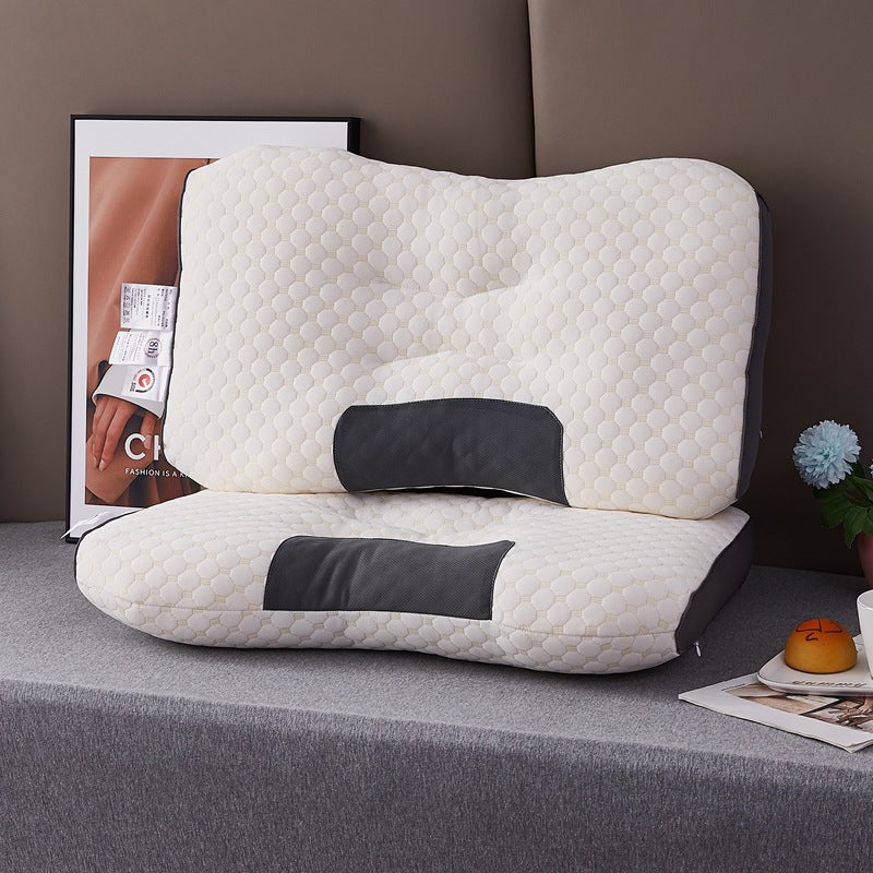 ELVIC™ Ergonomic Neck Massage Pillow – Washable Memory Foam Cervical Support