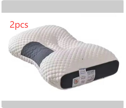 ELVIC™ Ergonomic Neck Massage Pillow – Washable Memory Foam Cervical Support