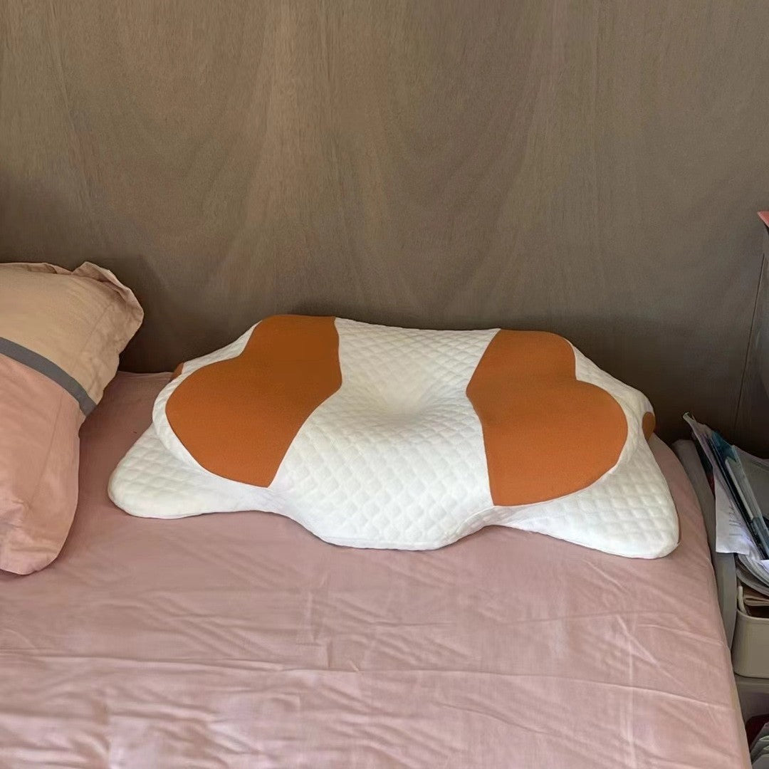 ELVIC™ Slow Rebound Memory Foam Neck Pillow – Breathable Ergonomic Design