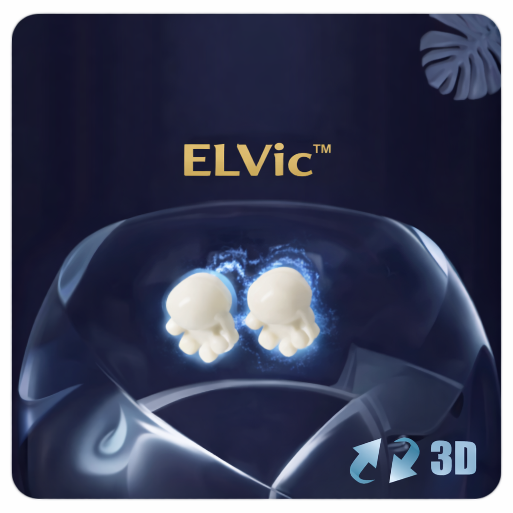 ELVic™ Smart U-Shape Neck Massage Pillow – Portable Travel & Car Relaxation Support