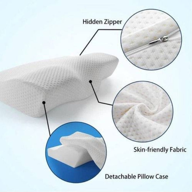 ELVic™ Ergonomic Cervical Memory Foam Pillow – Comfort-Focused Sleep Support