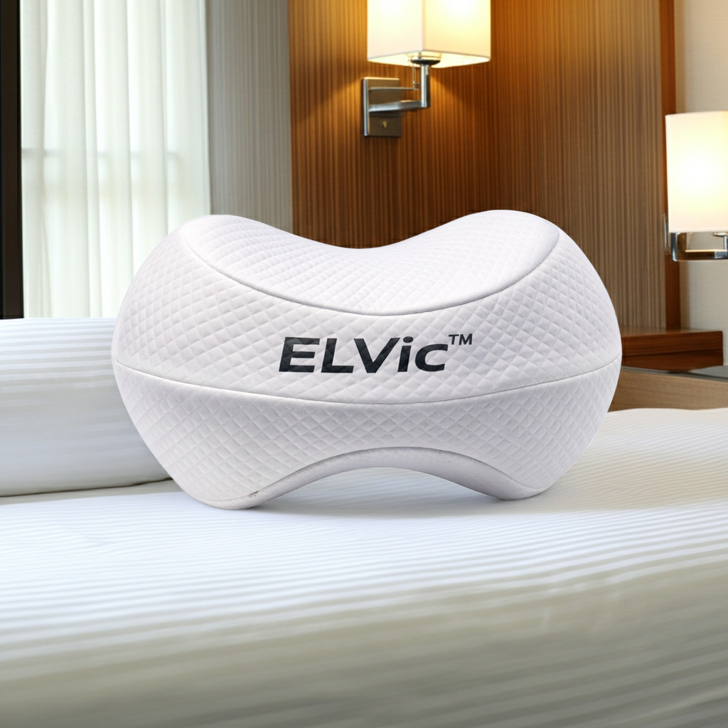 ELVic™ Ergonomisches Beinkissen aus Memory-Schaumstoff für Seitenschläfer
