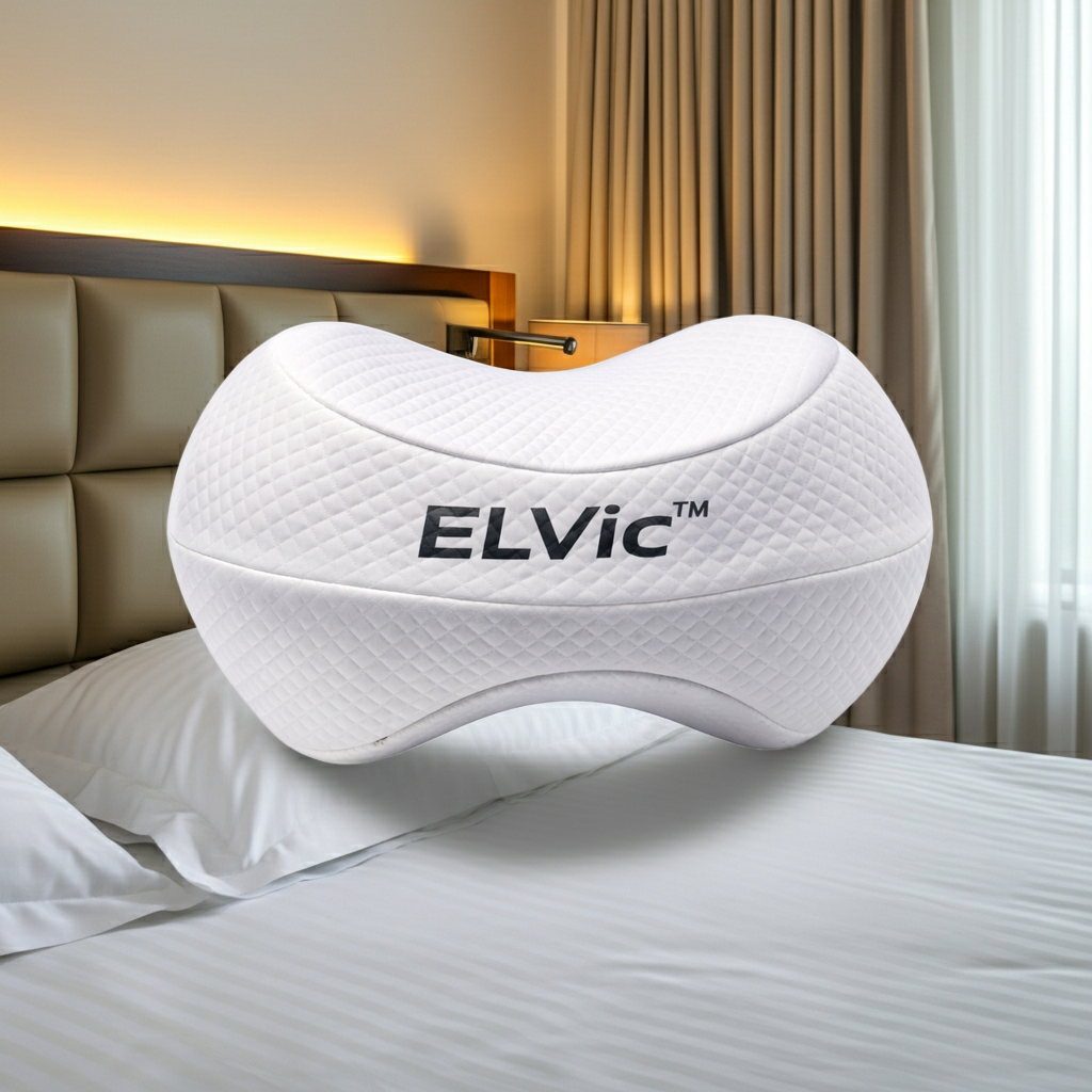 ELVic™ Ergonomisches Beinkissen aus Memory-Schaumstoff für Seitenschläfer