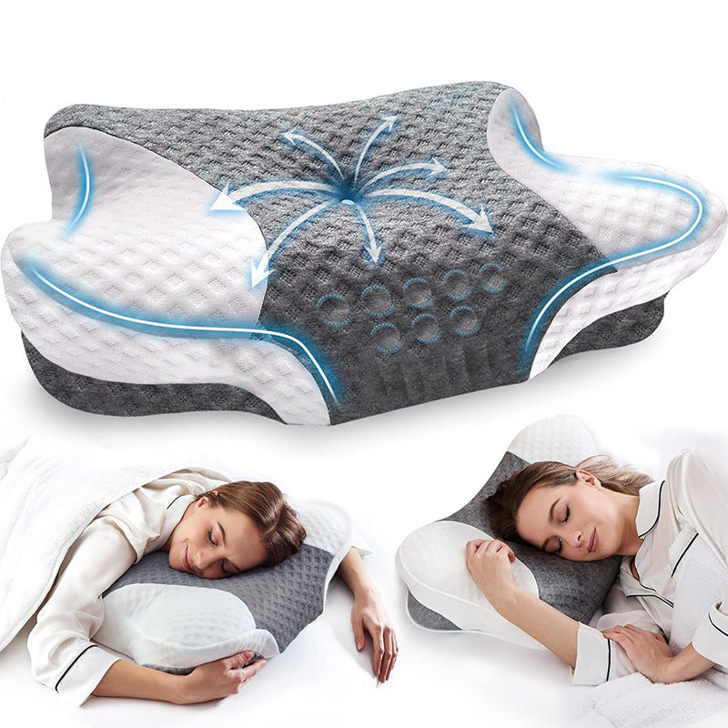 ELVic™ Breathable Memory Foam Pillow – Comfort-Focused Sleep Design
