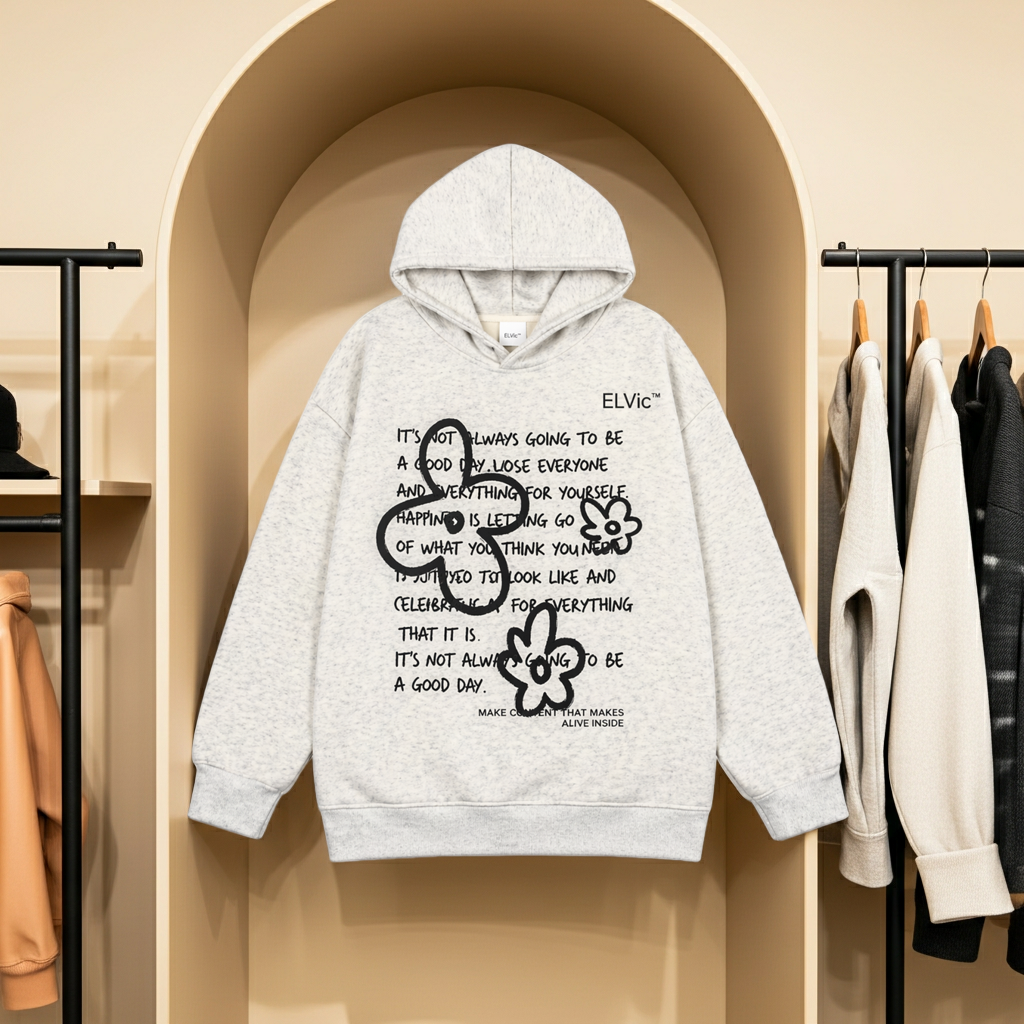 ELVic™ Essential Oversized Hoodie – Premium Streetwear Passform