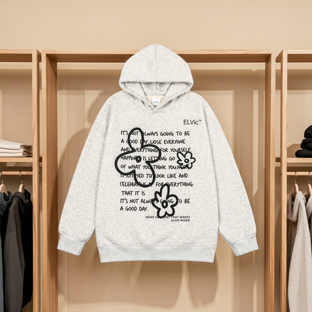 ELVic™ Essential Oversized Hoodie – Premium Streetwear Passform