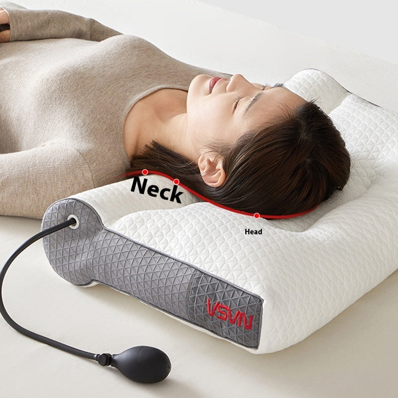 Inflatable Neck Pain Relief Pillow – Cervical Support for Home Use