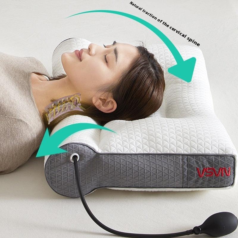 Inflatable Neck Pain Relief Pillow – Cervical Support for Home Use