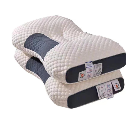 ELVIC™ Ergonomic Neck Massage Pillow – Washable Memory Foam Cervical Support