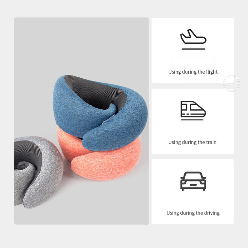 ELVic™ U-Shaped Memory Foam Travel Pillow – Everyday Comfort for Rest & Relaxation