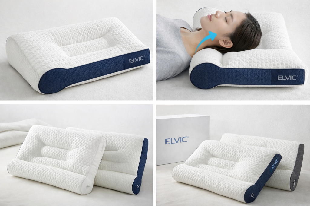ELViC™ AirAlign Pro – Inflatable Cervical Support Pillow
