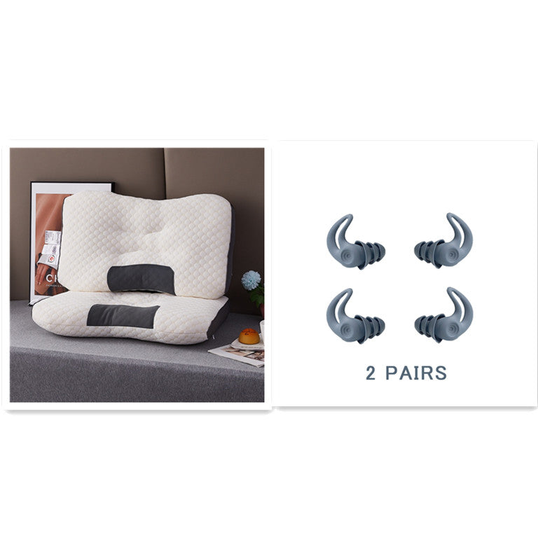 ELVIC™ Ergonomic Neck Massage Pillow – Washable Memory Foam Cervical Support