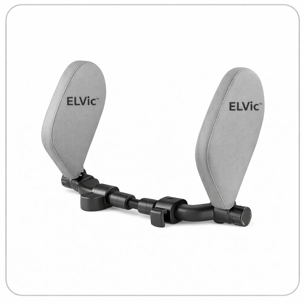 ELVic™ Adjustable Car Neck Support Pillow – Headrest for Driving & Travel Comfort