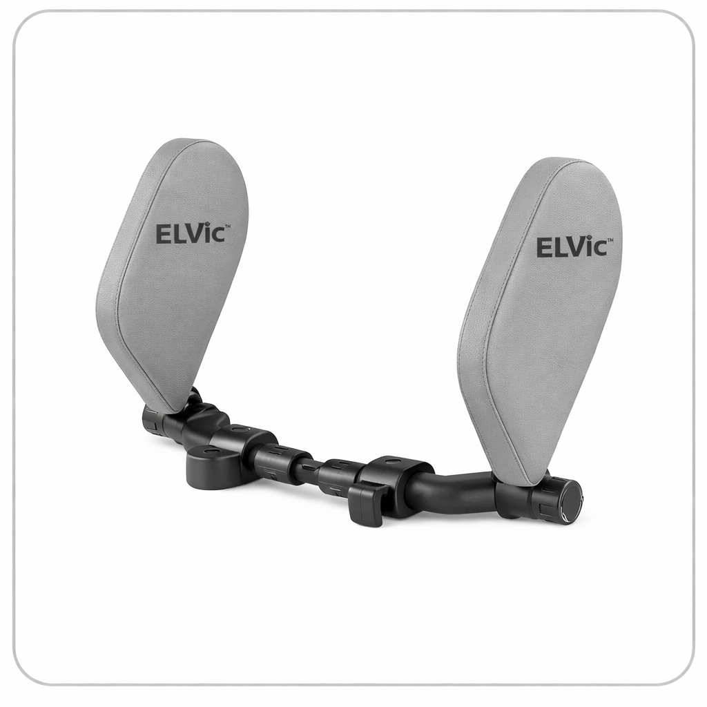 ELVic™ Adjustable Car Neck Support Pillow – Headrest for Driving & Travel Comfort