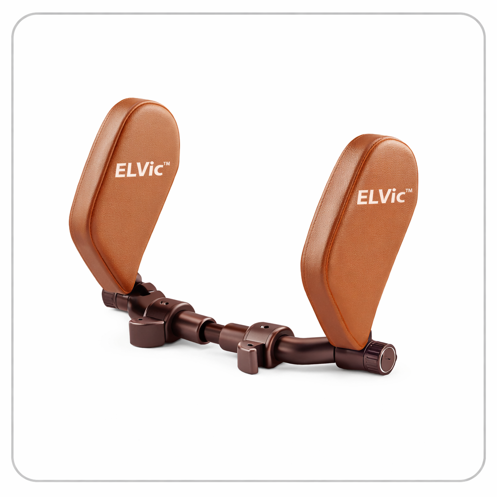 ELVic™ Adjustable Car Neck Support Pillow – Headrest for Driving & Travel Comfort