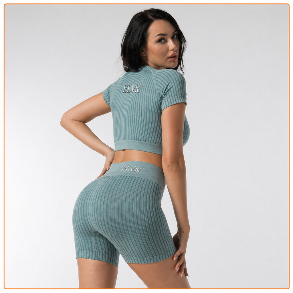 ELVic™ SculptFit Seamless Gym Set – High Waist Summer Activewear