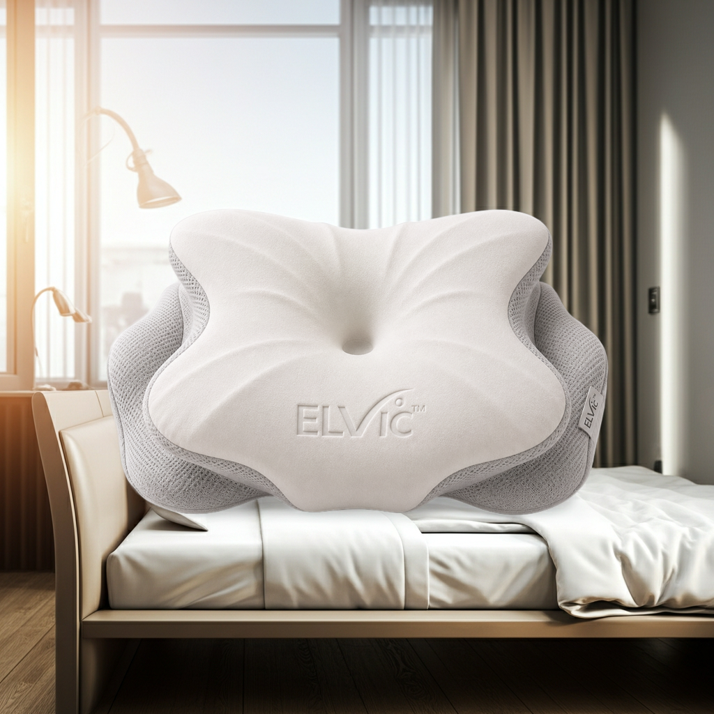 ELVic™ Cooling Butterfly Cervical Memory Foam Pillow