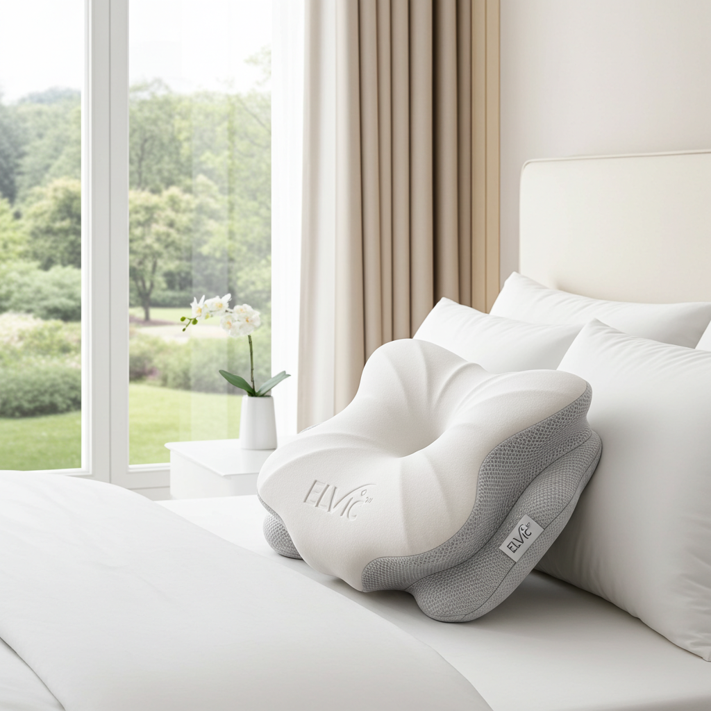 ELVic™ Cooling Butterfly Cervical Memory Foam Pillow