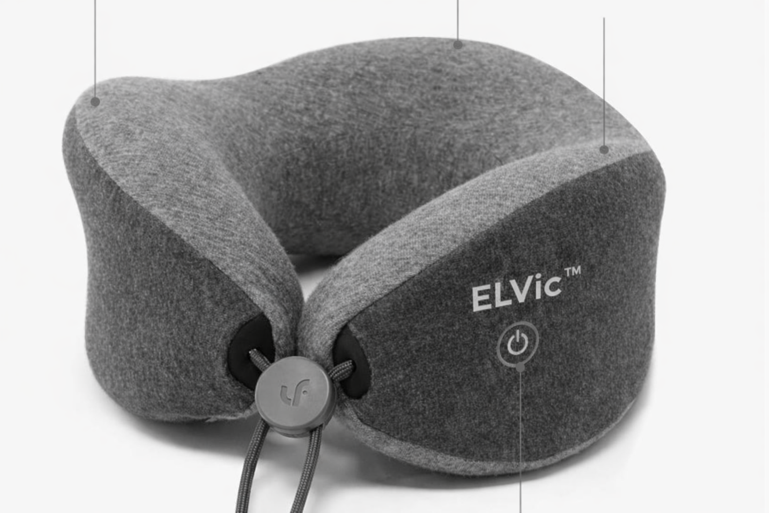 ELVic™ Neck Massage Pillow – Portable Neck Relief for Sleep, Office & Travel