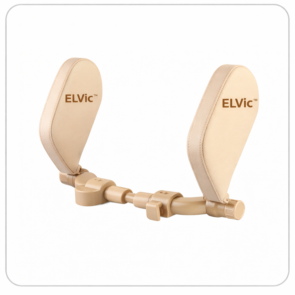 ELVic™ Adjustable Car Neck Support Pillow – Headrest for Driving & Travel Comfort