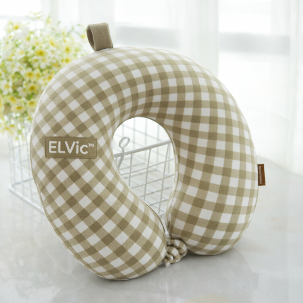 ELVic™ AirTravel Slow Rebound Memory Foam Neck Pillow