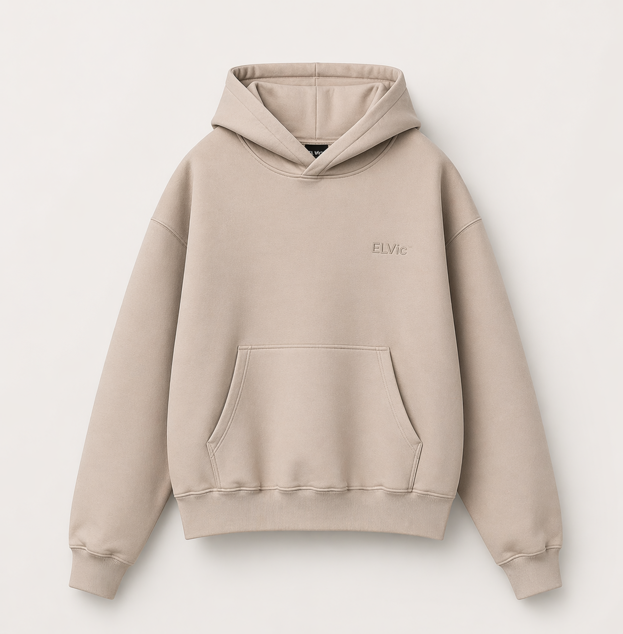 Heavy Profile Cropped Hoodie Men