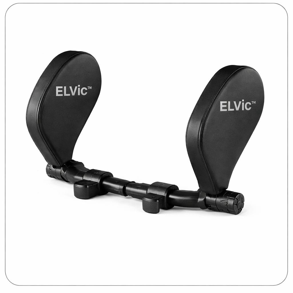 ELVic™ Adjustable Car Neck Support Pillow – Headrest for Driving & Travel Comfort
