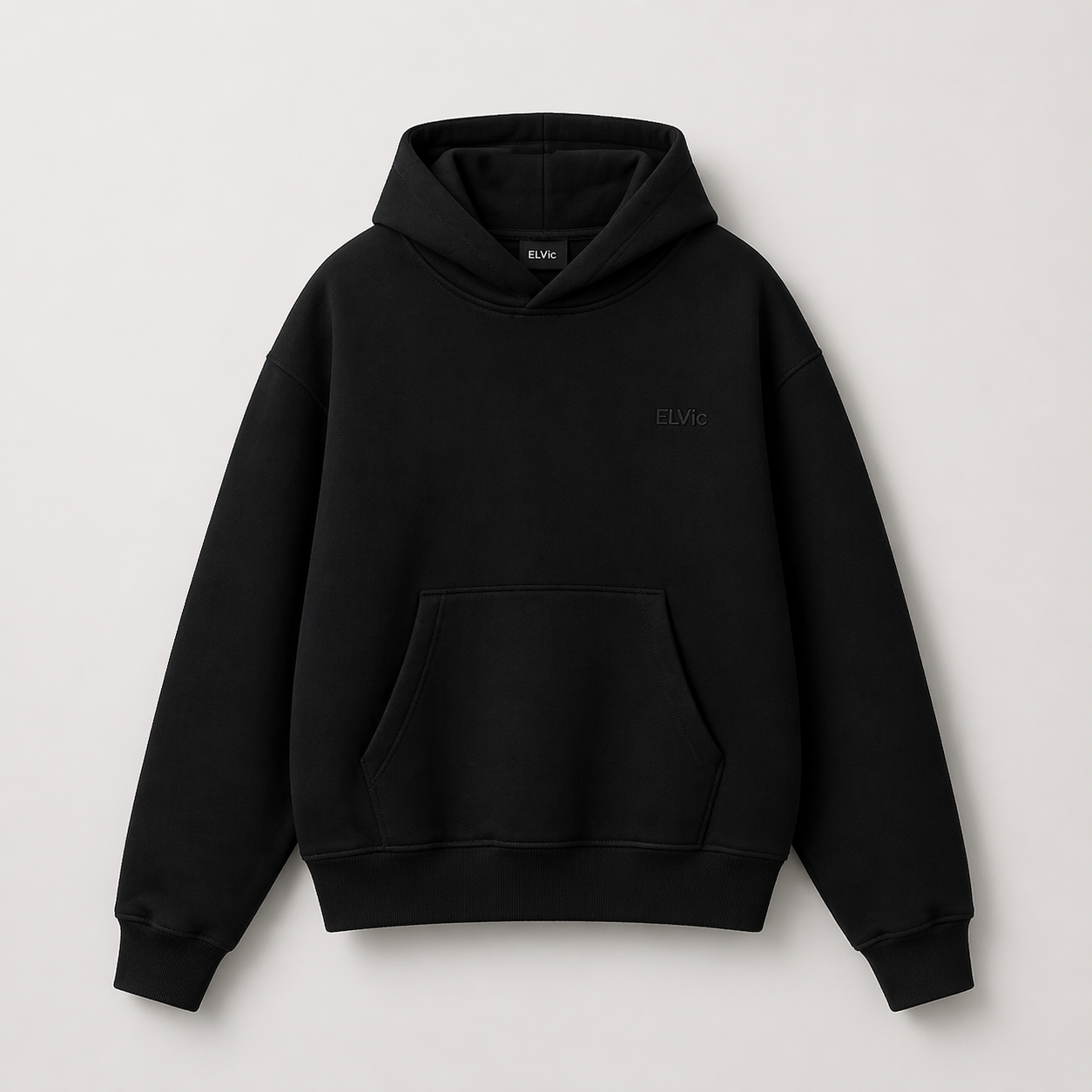 Heavy Profile Cropped Hoodie Men