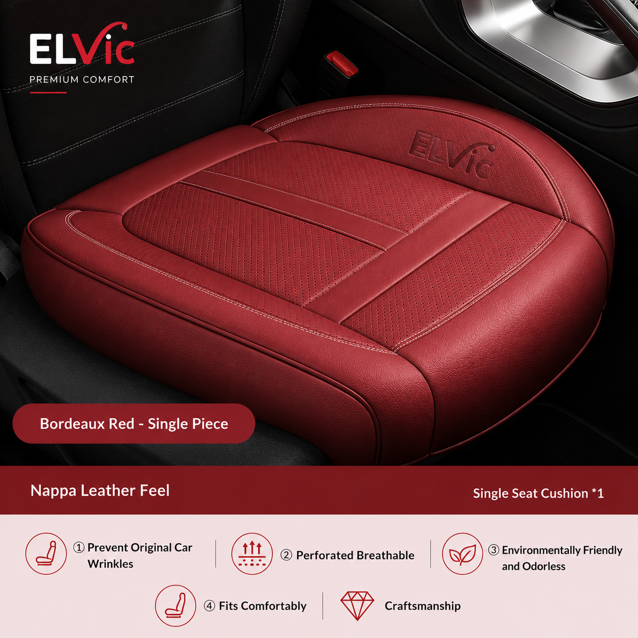 ELVic™ Premium All-Season Breathable Car Seat Cushion