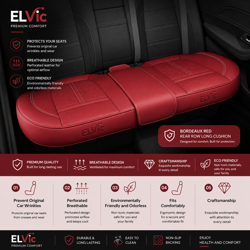 ELVic™ Premium All-Season Breathable Car Seat Cushion