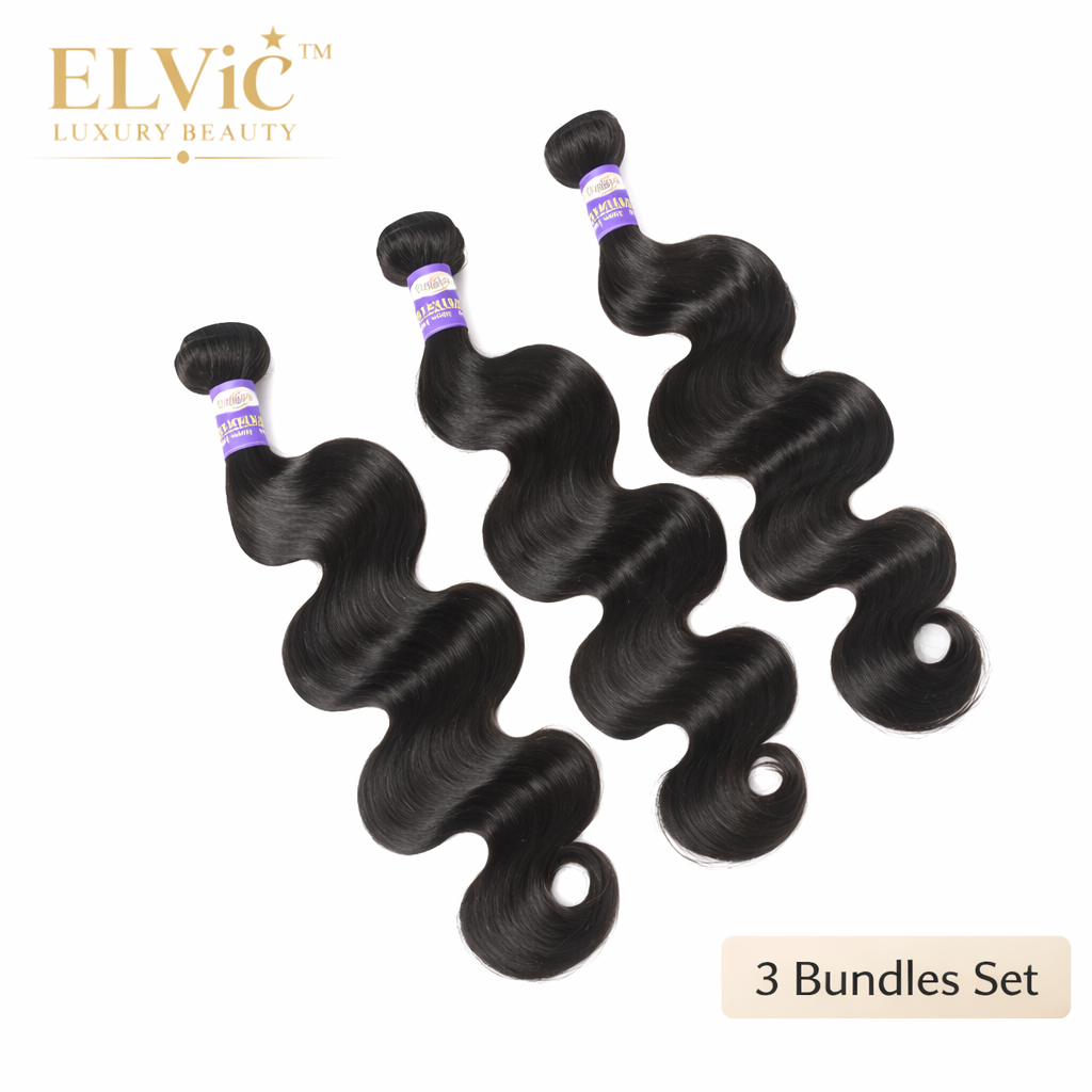 ELVic™ Premium Body Wave Bundles – Soft, Full & Tangle-Free