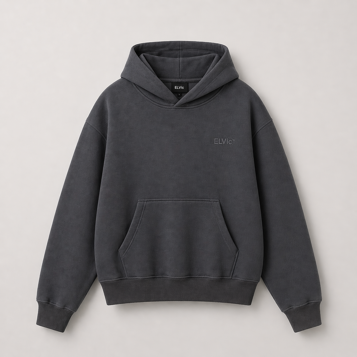 Heavy Profile Cropped Hoodie Men