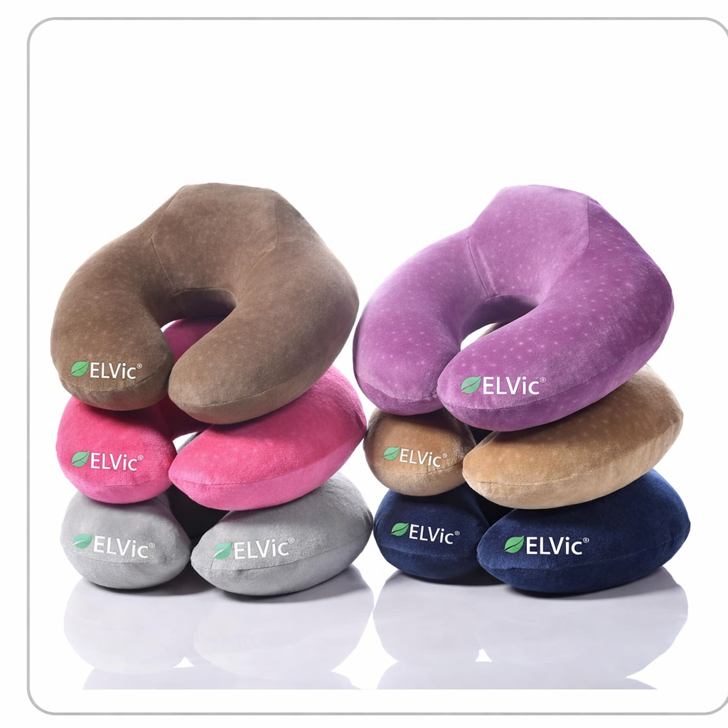 ELVic™ Space Memory Foam U-Shaped Neck Pillow | Slow-Rebound Comfort