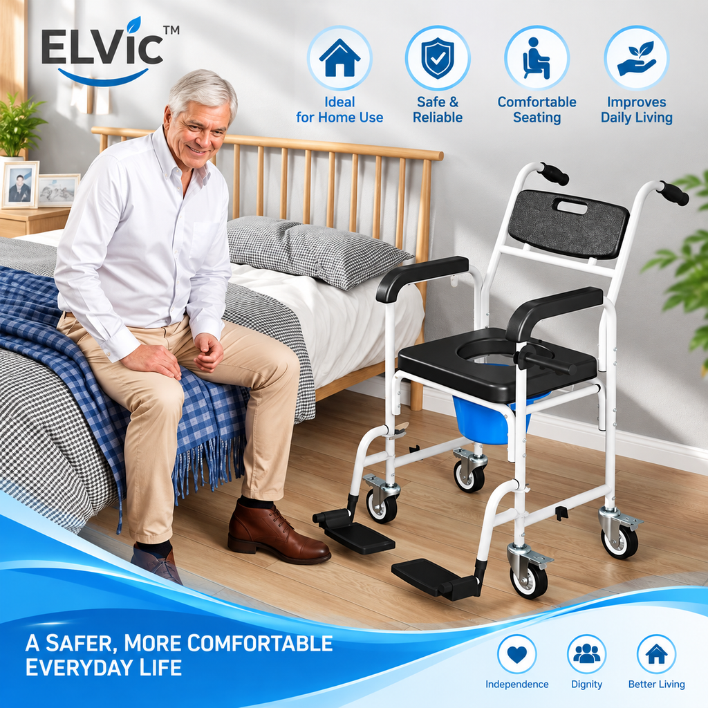 ELVic™ Accessibility Commode Wheelchair