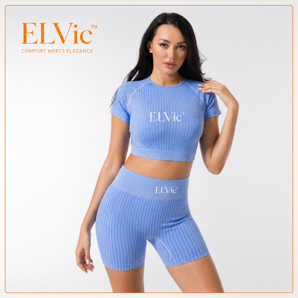 ELVic™ SculptFit Seamless Gym Set – High Waist Summer Activewear