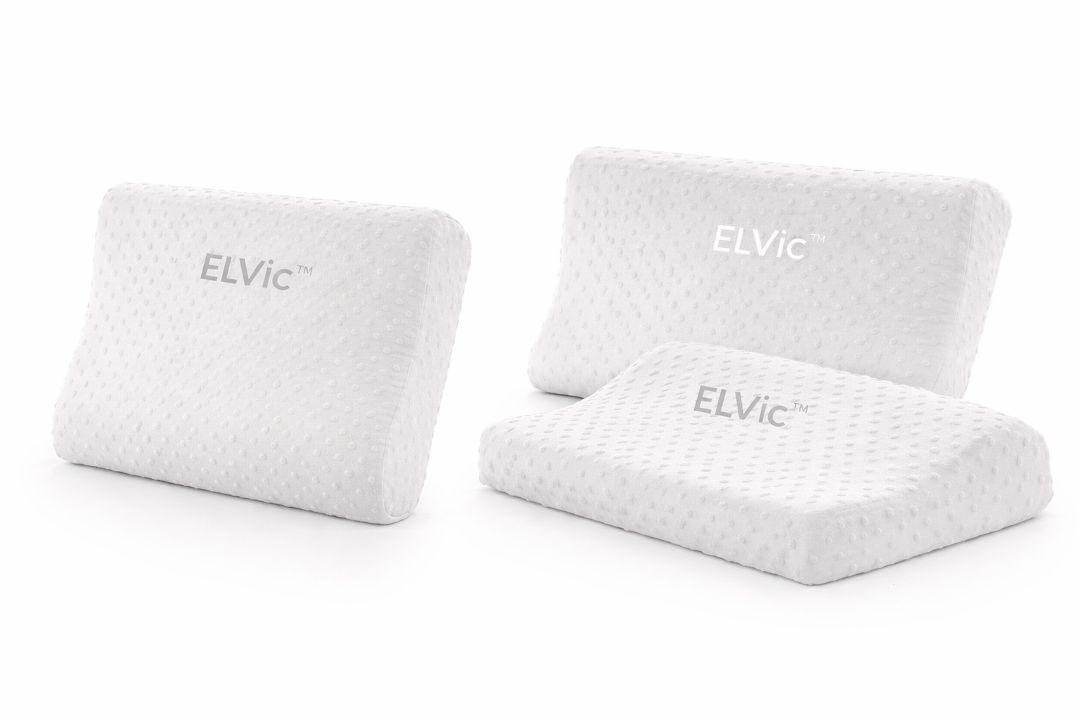 ELVic™ Bamboo Memory Foam Neck Pillow – Ergonomic Support & Comfortable Sleep