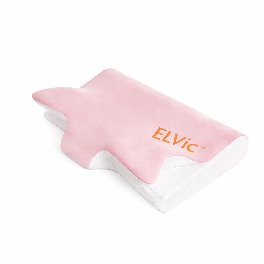 ELVic™ Washable Memory Foam Sleep Neck Pillow – Breathable Support