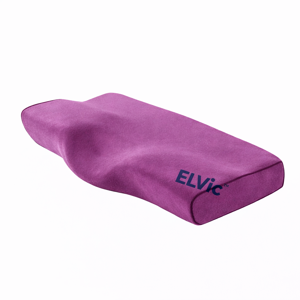 ELVIC™ Contour Memory Foam Cervical Pillow – Ergonomic Neck Support