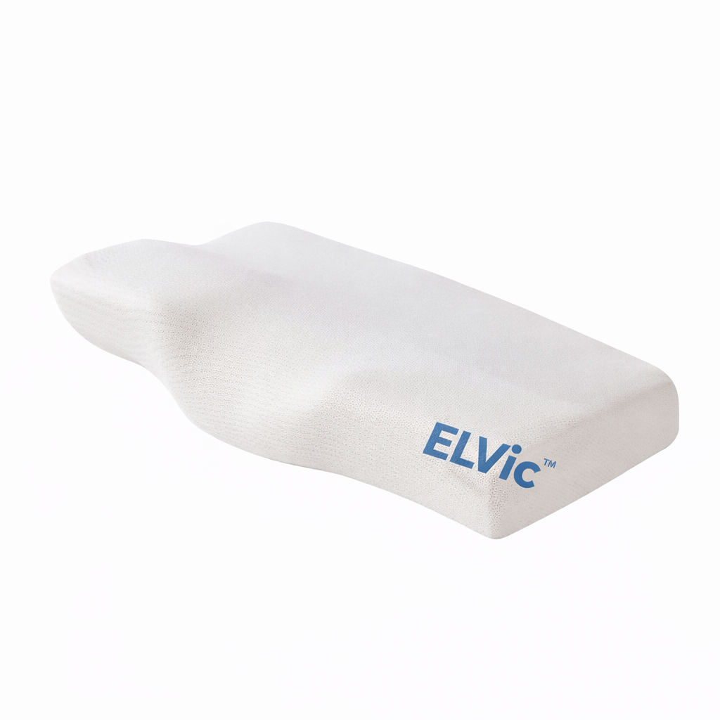 ELVIC™ Contour Memory Foam Cervical Pillow – Ergonomic Neck Support