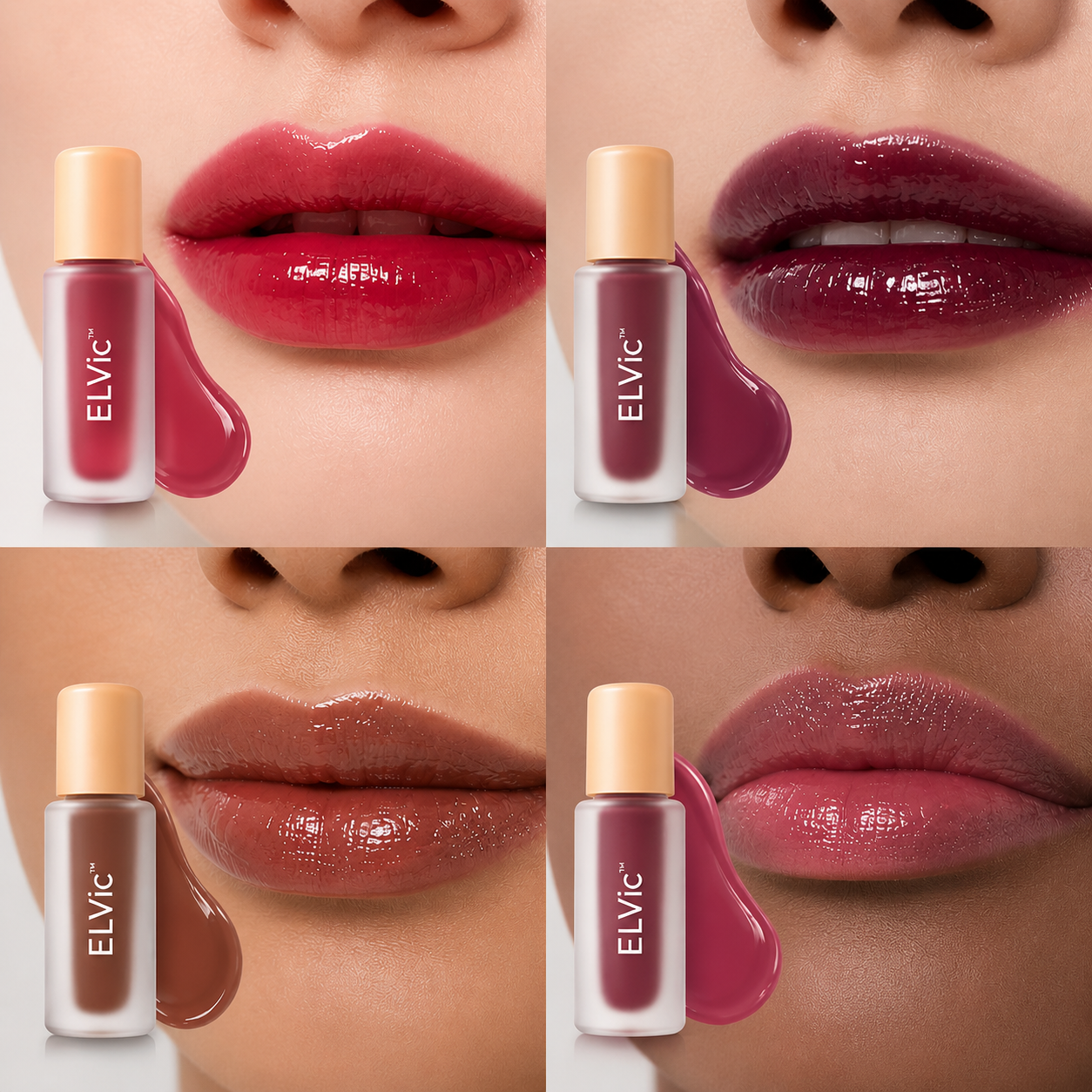 ELVic™ High Shine Lip Gloss – Waterproof, Long-Lasting, Non-Sticky Hydration