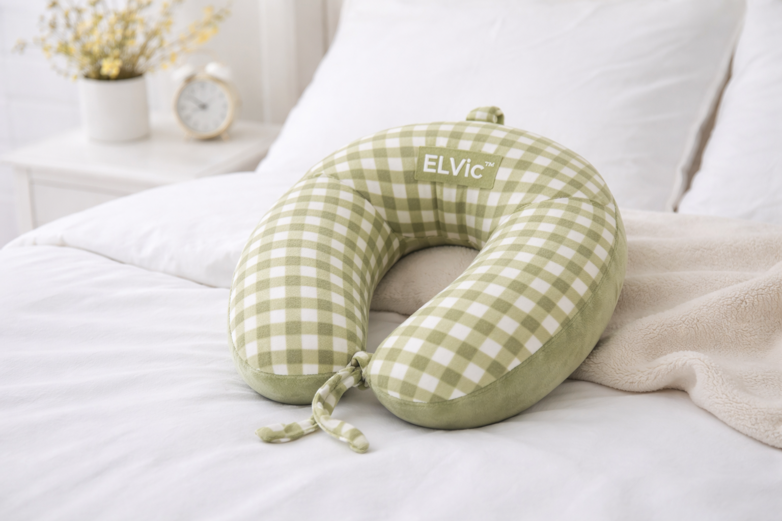 ELVic™ AirTravel Slow Rebound Memory Foam Neck Pillow