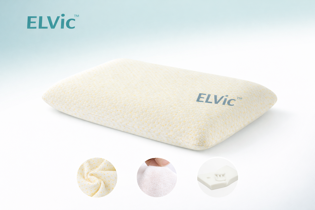 ELVic™ Slow Rebound Space Memory Cervical Neck Pillow for Better Sleep