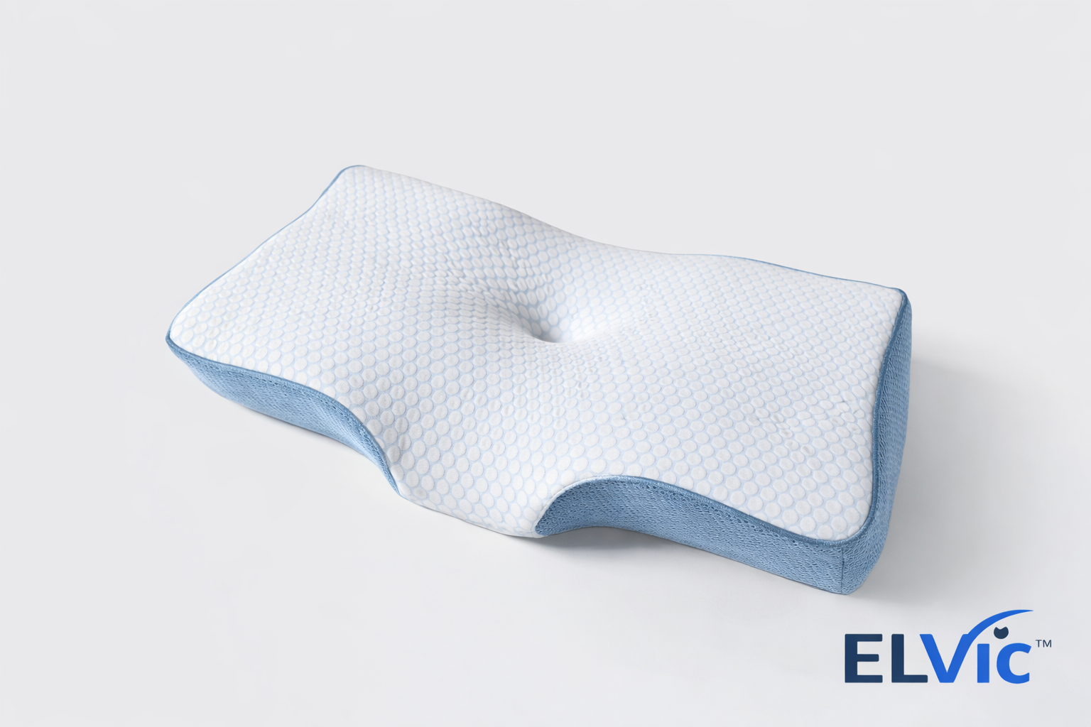 ELVic™ Ergonomic Memory Foam Neck Support Pillow for Better Sleep
