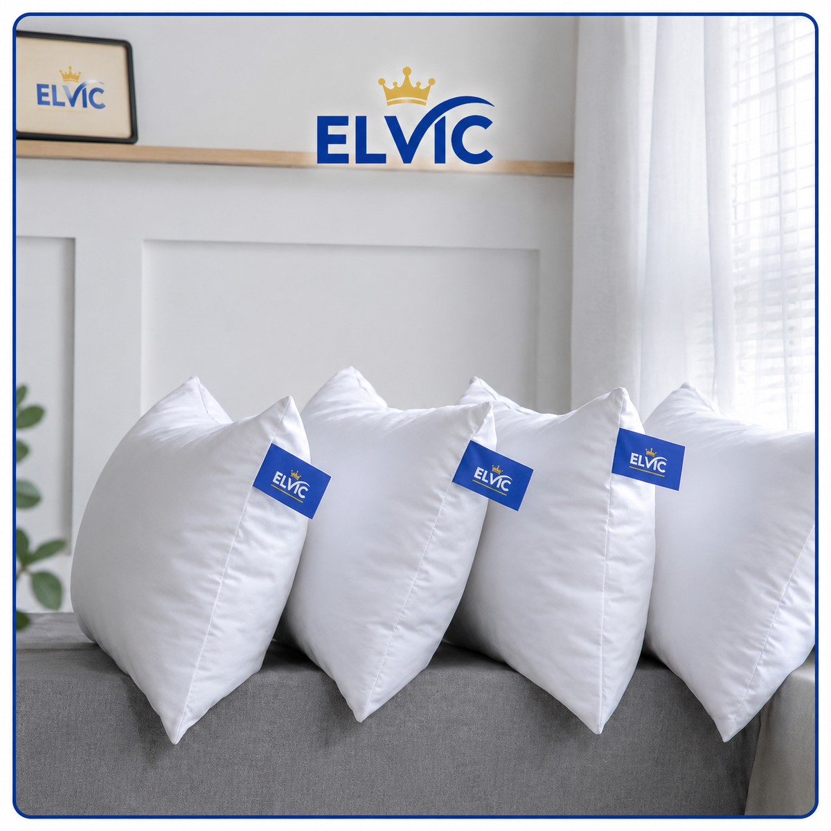 ELVic™ Cooling Shredded Memory Foam Pillow – Adjustable Ergonomic Support