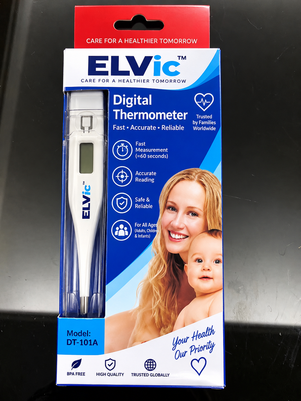 ELVic™ Digital Thermometer – Fast & Accurate Temperature Measurement